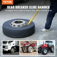 thumbnail image 3 of VEVOR Tire Bead Breaker Slide Hammer - 46.3" Heavy Duty Steel for Portable Car, Truck, and Trailer Tire Removal, 3 of 12
