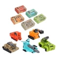 thumbnail image 2 of Juguetes De Robot Numérico, Robots De Números De Aprendizaje Digital Transformadores, Juguetes Matemáticos, Modelo De Coche De Plástico Reutilizable Práctico Para Niños, 2 of 7