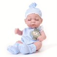 thumbnail image 1 of Poupées Bébé Réalistes de 11 Pouces avec Chapeau, Bas et Vêtements de Noël - Cadeau Parfait pour, 1 of 5