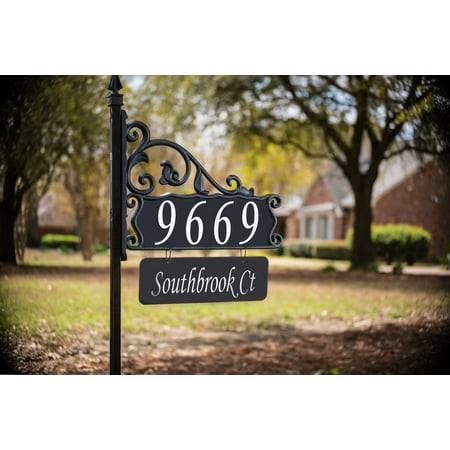 - Boardwalk Double Sided Super Reflective Address Sign 48