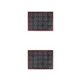 thumbnail image 3 of Ounissouiy Alfombrilla de silicona perforada para hornear, revestimiento antiadherente para horno, impresión hueca de doble cara para accesorios 2piezas, 3 of 6