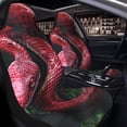 thumbnail image 2 of Uemuo Red Viper Jungle Intensity Pattern Car Seat Covers for Front Seats Waterproof Seat Covers for Cars, Universal Auto Front Seats Protector Fits for Car-1, 2 of 6