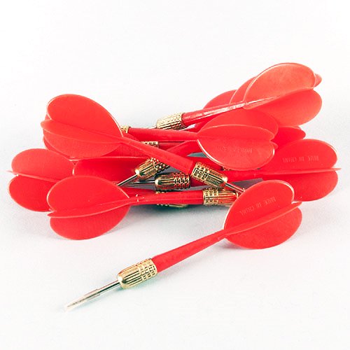 Plastic Darts with Metal Tips 12 per pack