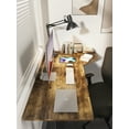 thumbnail image 3 of 55-Inch L-Shaped Electric Standing Desk Height Adjustable Sit Stand Desk for Home Office, Rustic Brown, 3 of 7