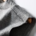 thumbnail image 5 of Nuevos productos de otoño e invierno para chaleco de punto sin mangas de color sólido, simple, versátil y casual para hombres., 5 of 5