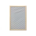 thumbnail image 1 of Abstract Wall Art with Frame, Simplistic Contemporary Art Style Pattern with Monochromatic Boho Dots, Printed Fabric Poster for Bathroom Living Room, 23" x 35", Charcoal Grey White, by Ambesonne, 1 of 2