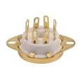 thumbnail image 4 of 4pc 8 Pin Ceramic Socket Tube Top Vacuum Octal Value For Kt88 El34 6v6 6650 274b, 4 of 5