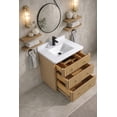 thumbnail image 2 of La Jolla 30" Bathroom Vanity Washed Oak, 2 of 11