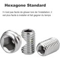 thumbnail image 5 of Jinsinto 200PCS Hexagonal Tête Vis Kit d'Assortiment 10 Types Hexagonales Vis de Râpe Ensemble M3 M4 M5 M6 M8 Acier Inoxydable Hexagonal Tête de Culasse Kit de Vis pour l'Utilisation en Magasin, Garage et Maison, 5 of 5