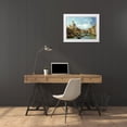 thumbnail image 3 of Canaletto 32x25 White Modern Wood Framed Museum Art Print Titled - The Entrance to the Grand Canal Venice, 3 of 4
