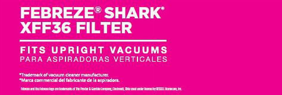 (2 pack) Febreze Spring & Renewal Scent SHARK XFF36 Vacuum Filter, 1 CT, 2696