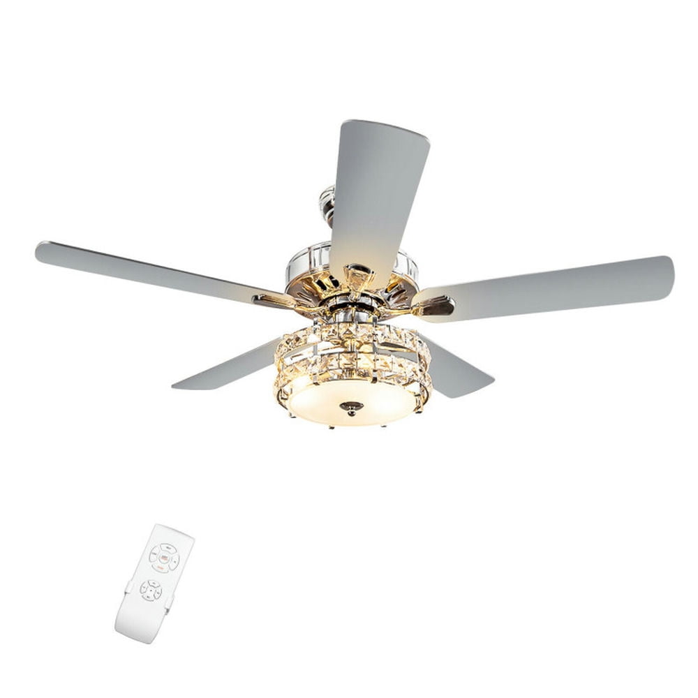 Spaco 52 Inches Classical Crystal Ceiling Fan Lamp, Vanity Lights Spaco 52 Inches Classical Crystal Ceiling Fan Lamp, Vanity Lights