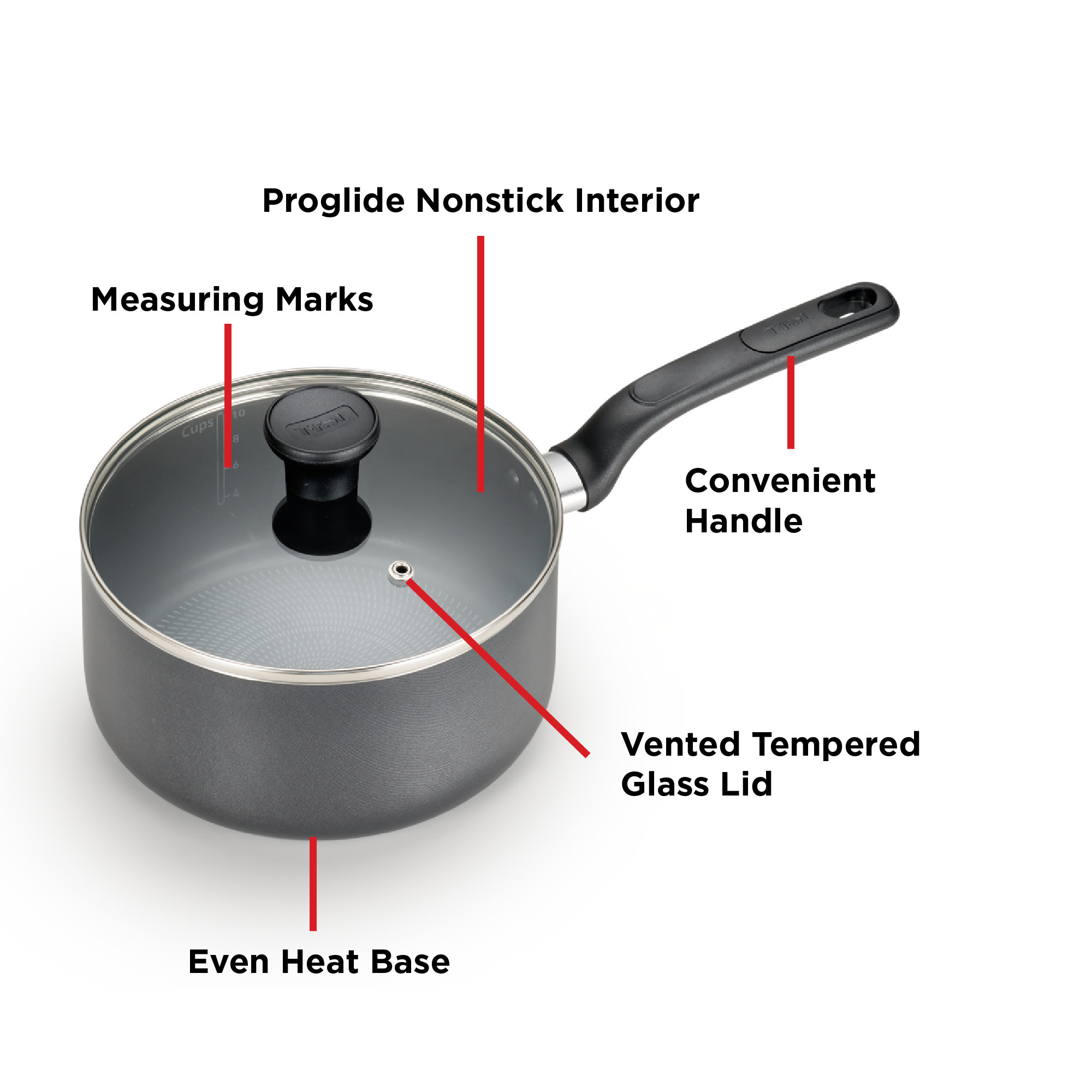 T-fal Easy Care Nonstick 2 Qt Saucepan photo 7