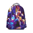 thumbnail image 2 of Modern Chic Students Backpack Aesthetic Abstract Graffiti School Bag Colorful Artistic Fashion Travel Bag, 2 of 6