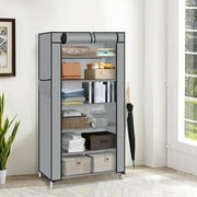 6 Tier Shoe Rack, Shoe Cabinet with Dust-proof Cover, Multi-layer Assembled Shoe Rack Shoe Stand, Storage Shelf Organizer Holder