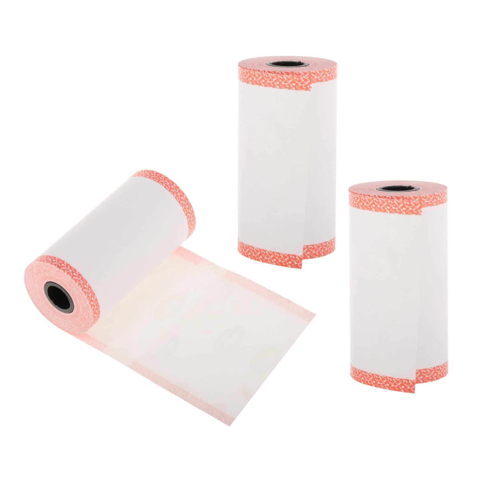 3 Rolls BPA-Free 57x30mm Self-Adhesive Thermal Paper Roll Receipt Paper for  Pocket Thermal Printer Instant Photo Printer - White/Style 3 Wholesale