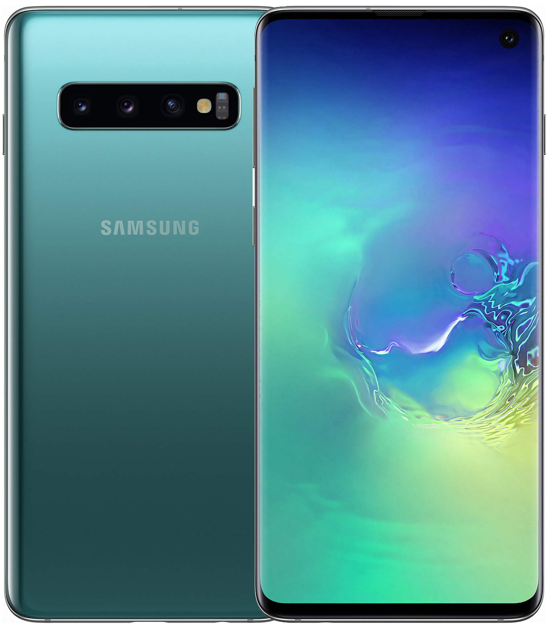 SAMSUNG Galaxy S10 G973, 128GB, GSM Unlocked Dual SIM – Green - image 2 of 6