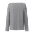 thumbnail image 5 of BJUTIR Long Sleeve Tshirts For Women Custom Logo Elegant Design V Neck Long Flare Sleve Plus Size Ladies' Blouses And Tops Chiffon Blouse Ladies, 5 of 5