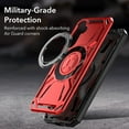 thumbnail image 2 of Case for Galaxy A15 5G,Military Grade  Golden [Built-in Kickstand] Magnetic Rotate Ring Heavy Duty TPU+PC Shockproof Protect Phone Case for Samsung Galaxy A15 5G (Green), 2 of 7