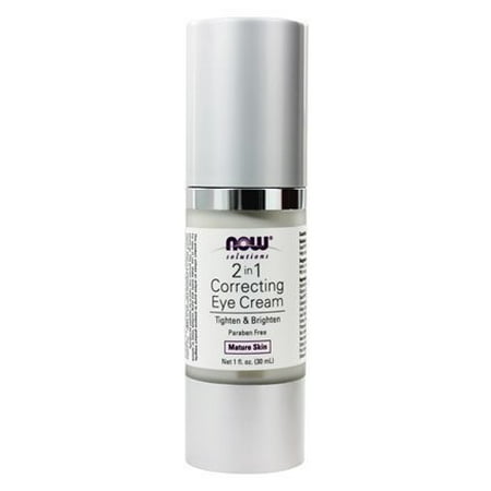 2 in 1 Correcting Eye Cream For Mature Skin - 1 oz. by NOW Foods (pack of