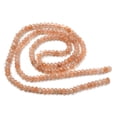 thumbnail image 3 of Natural Peach Moonstone Beads Strands Faceted Rondelle 3x2mm Hole: 0.6mm about 138pcs/strand 15.39''(39.1cm), 3 of 5