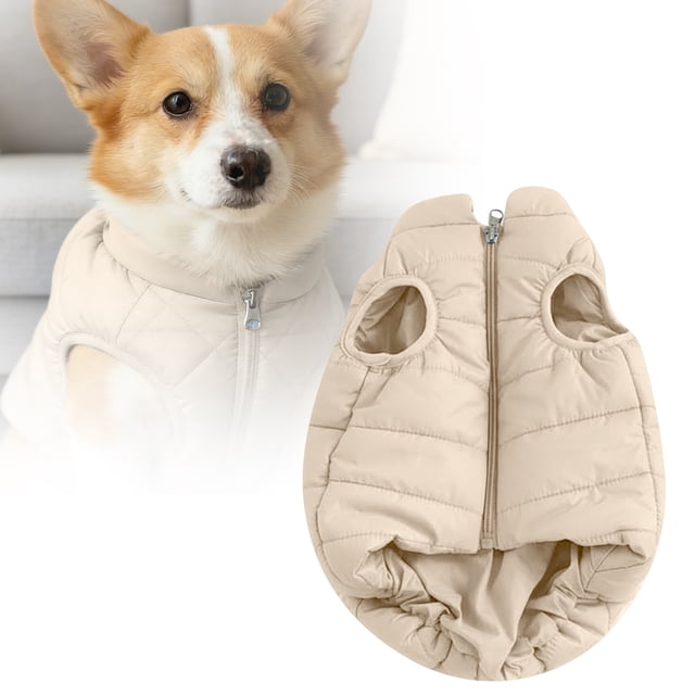 TIELUTT Stay This Winter! Puffy Jacket Insulated Coat for Pet Clothes Hangers Small Pet Clothes Hangers for Small Dogs Pet Clothes for Large Dogs Pet Clothes for Medium Dogs Easter Pet Clothes for Sm