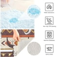 thumbnail image 7 of GZHJMY Western Aztec Bathroom Rug Rectangular Bath Mat Non Slip Bath Rugs Absorbent Shaggy Bathmats for Sink Shower 16" x 24", 7 of 7