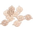 thumbnail image 3 of 10 piezas de pendientes de filigrana de flores para hacer joyas, para pendientes, colgantes y accesorios., 3 of 9