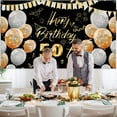 thumbnail image 3 of MGEZCOO 60th Birthday Decorations Banner for Indoor Outdoor Party 43*71 inch, 3 of 6