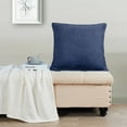 thumbnail image 6 of Home Soft Things Faux Fur Throw Pillow Cover 2 pcs Set - Dark Blue - 20'' x 20'', 6 of 7