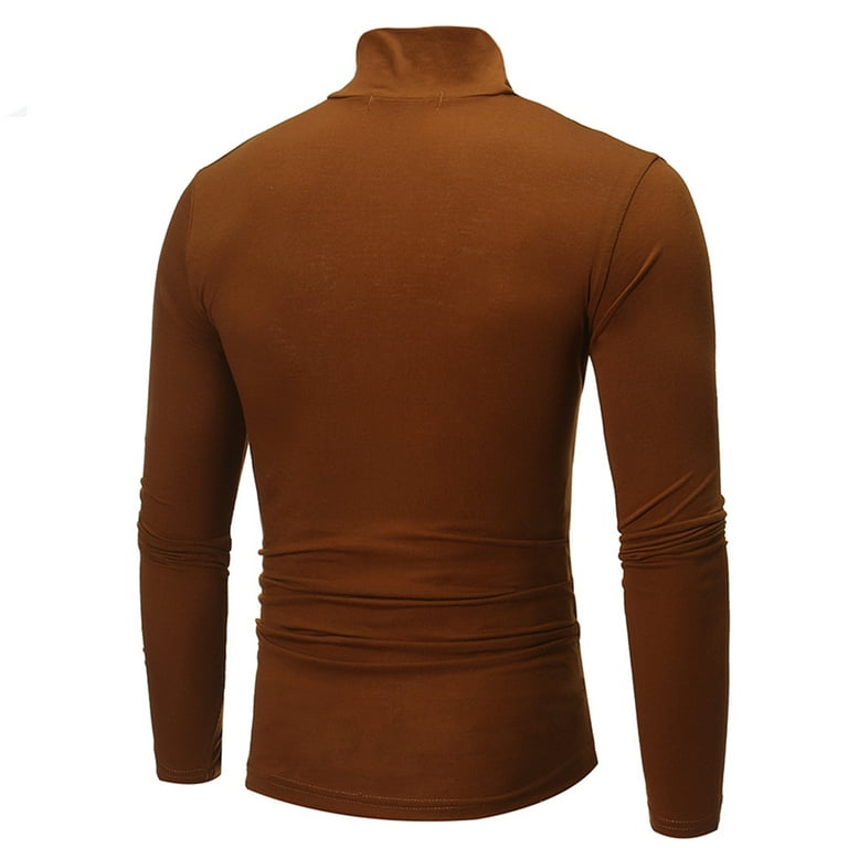 Akwa Men's Moisture Wicking Short Sleeve Mock Turtleneck T