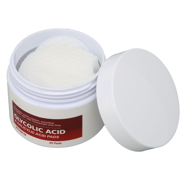 Glycolic Acid Pad, Exfoliating Brighten Skin Hydrating Acne Face Pad For Salon For Home