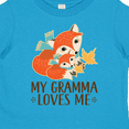 thumbnail image 4 of Inktastic My Gramma Loves Me Fox Boys or Girls Toddler T-Shirt, 4 of 5