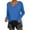 Blue, variant on Razzly T Shirt for Women Summer Ling Sleeve Shirt Layering Tees for Women Long Sleeve Short Sleeve Tops for Women Summer Women's T Shirts Casual Womens Casual Tops Solid Color T Shirts(Green,M)