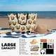 thumbnail image 5 of Fotbe Colorful Roosters Bolsa de Viaje para Playa - Resistente al Agua, Bolsa Tote de Gran Capacidad y Ligera con 7 Bolsillos para Mujeres y Hombres, 5 of 7