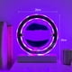 thumbnail image 3 of Sand Painting Night Light Bluetooth compatible 5.1 Speaker Decor (Round Purple), 3 of 8