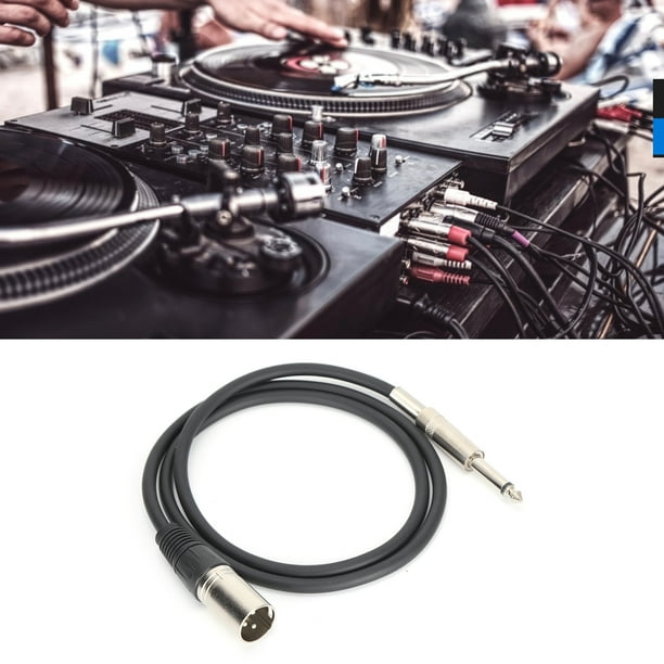 Cable de audio balanceado xlr macho a trs jack de 6,35 mm, Wateje Multicapa, Carcasa de Aleación de Aluminio, Conector Fácil de Agarrar De 360, Cable de de