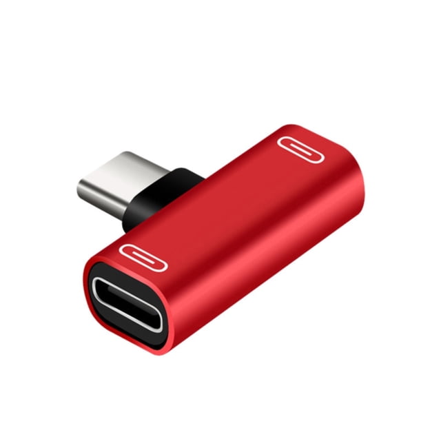 Divisor USB C 2 en 1 Adaptador de audio y carga PD USB C Auriculares con audio Tipo C Carga Escuchar canciones