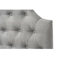 thumbnail image 4 of Bowery Hill Tête de Lit Simple Moderne Rembourrée en Similicuir Gris, 4 of 6