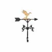 Montague Metal Products WV-270-GB 200 Series 32 In. Gold Duck Weathervane