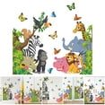 thumbnail image 5 of Jungle Animals Wall Stickers for Kids Room Bedroom Decor Forest Vinyl Home Decor, 5 of 10