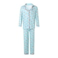 thumbnail image 1 of Seyurigaoka Christmas Family Matching Pajamas Set, Santa Claus Tops with Pants, 1 of 9