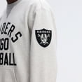 thumbnail image 4 of Fanatics Heather Gray Las Vegas Raiders IconicFleece Pocket Sweatshirt, 4 of 7