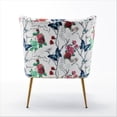 thumbnail image 5 of Uspridefurniture Friant 25"W Red Microfiber Upholstered Slipper Chair, 5 of 5