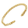 thumbnail image 2 of Pompeii Men's Seed Link 14k Gold (20gram) or Platinum (32gram) 5mm Bracelet 8" (,), 2 of 3