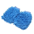 thumbnail image 1 of 2Pcs Universal Azul de Chenilla Guantes de Lavado de Limpieza de La Manopla de Hogar Casa Coche Vehículo, 1 of 1