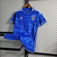 thumbnail image 1 of 2023 Italia Local [Versión De Fans] Camiseta De Fútbol Azul Gao Jiahui unisex, 1 of 1