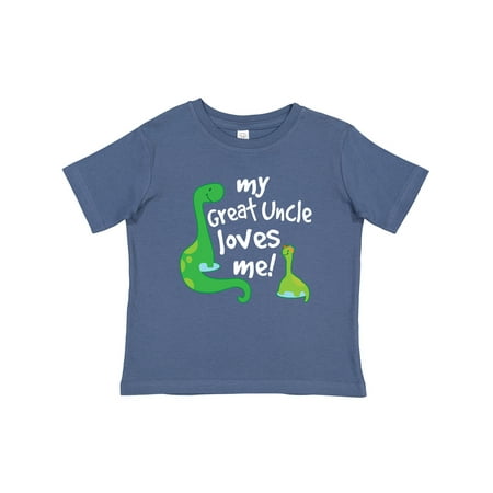 

Inktastic My Great Uncle Loves Me Dinosaur Gift Baby Boy T-Shirt