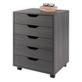 thumbnail image 6 of Winsome Halifax 5-Drawer Mobile Cabinet 16519, Charcoal Finish, 6 of 13