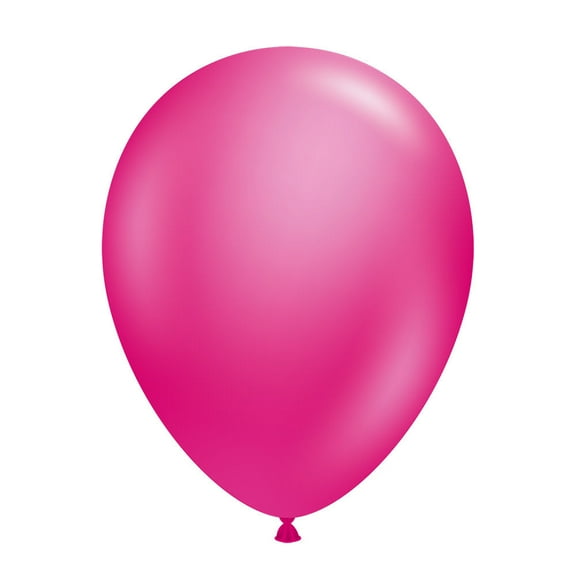11 inch Metallic Fuchsia TUFTEX Latex Balloons (100 Pack) - Party Supplies Decorations